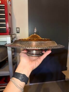 ANTIQUE SILVER BOWL “EPNS Superfine by poole 1805” FROM THE Early 1800'S